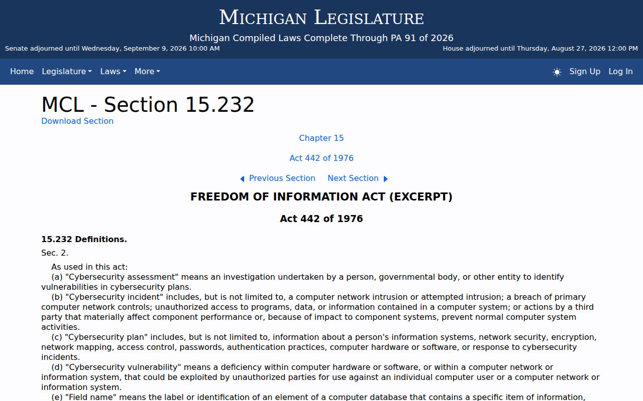 Wayne County court records access and Michigan judiciary exemption reference