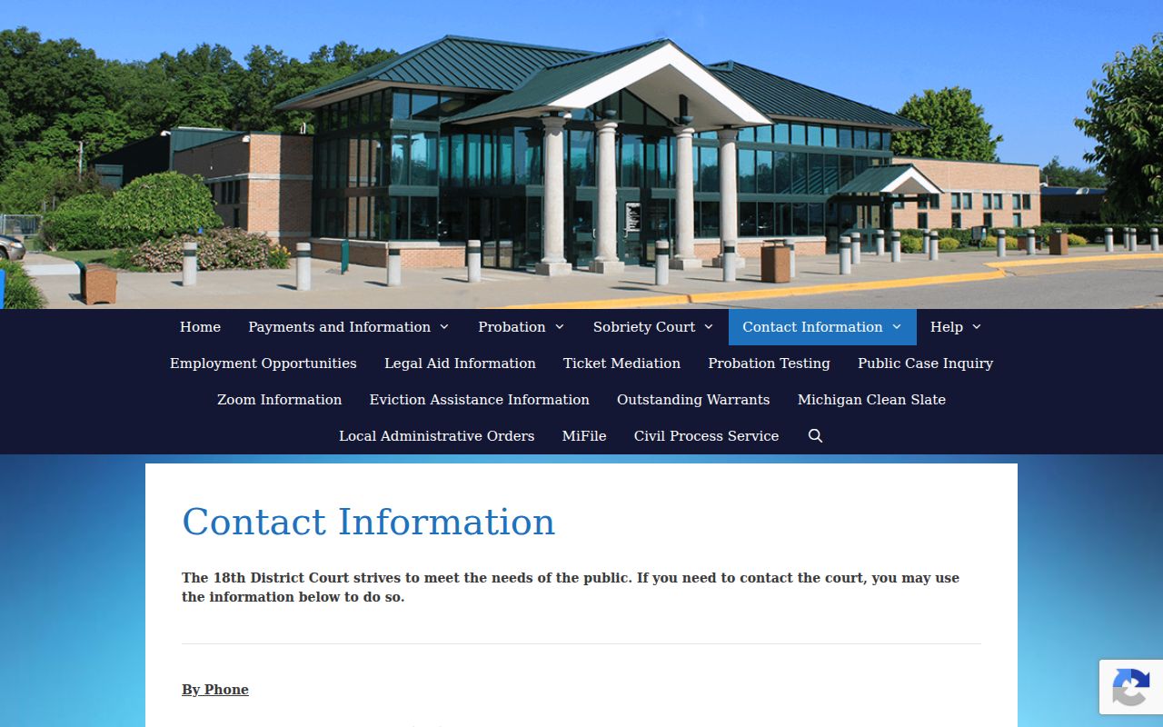 Westland court records contact channels and district court hours